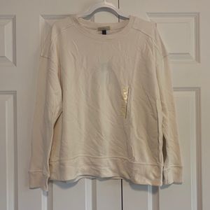 Universal Thread Off White Crew Sweatshirt
